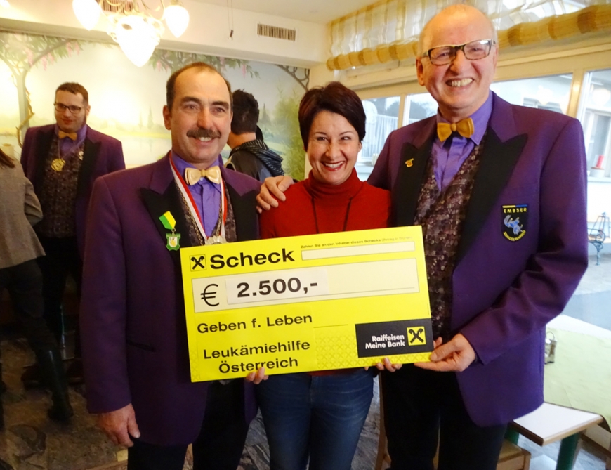 'Schlossnarren aus Hohenems spenden tolle Summe an unseren Verein'-Bild-1